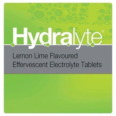 Hydralyte Effervescent 20Pk Lemon Lime