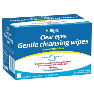 Clear Eyes Cleansing Wipes 30