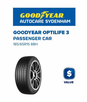 GOODYEAR OPTILIFE 3 185/65R15 88H