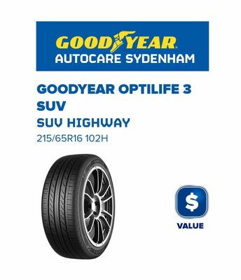 GOODYEAR OPTILIFE 3 SUV 215/65R15 102H