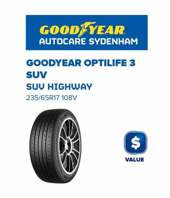 GOODYEAR OPTILIFE 3 SUV 235/65R17 108V