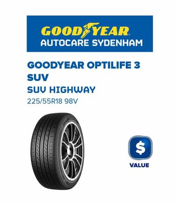 GOODYEAR OPTILIFE 3 SUV 225/55R18 98V