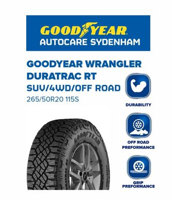 GOODYEAR WRANGLER DURATRAC RT 265 50R20 115S