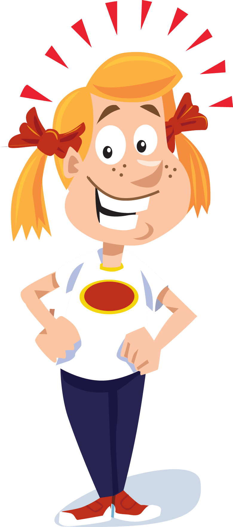 Happy Harold the Giraffe Girl