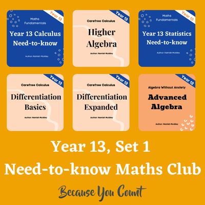 Need-to-know Maths Club; Conquer Math, conquer life, Year 13, Set 1