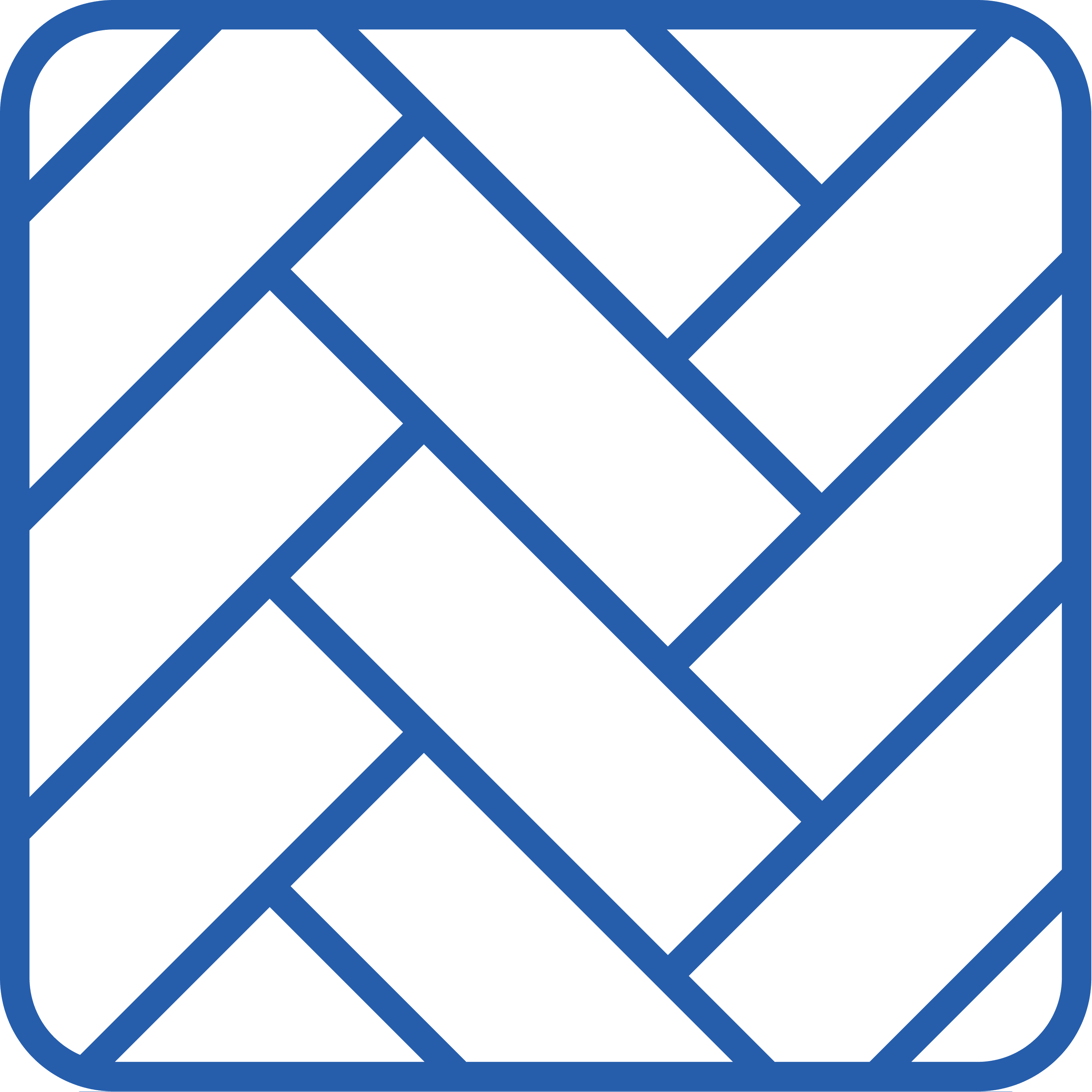 Blue icon of flooring.