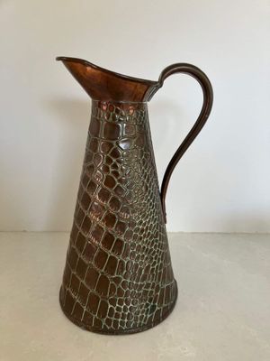 Antique copper hot water jug - Joseph Sankey and Sons of Bilston