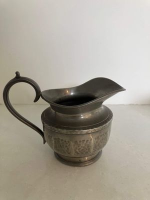 Vintage Pewter Milk Jug - James Dixon &amp; Sons Sheffield