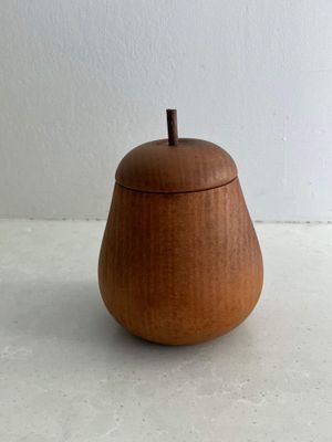 Vintage Kauri Pear-form trinket box