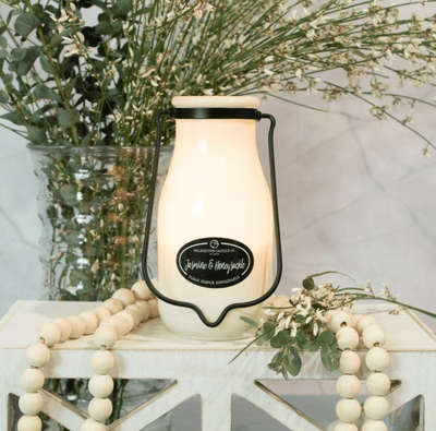 Milkhouse Candle Co Milkbottle Candle Small Jasmine &amp; Honeysuckle