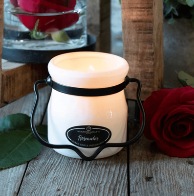 Milkhouse Candle Co Cream Jar Candle Rosewater