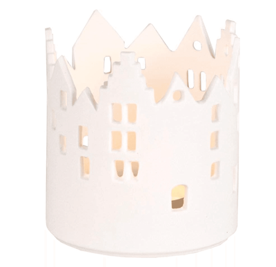 R&auml;der Town Hall  Stadtlicht Town Hall Square Porcelain Tealight