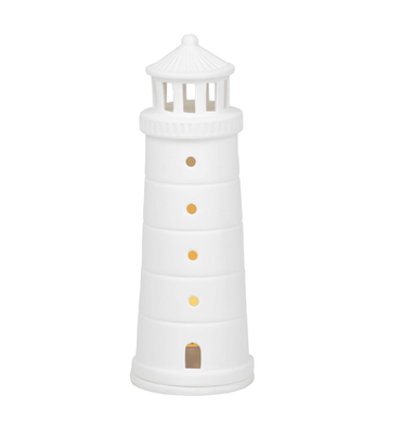 R&auml;der Beyond The Sea Medium Porcelain Tealight Lighthouse