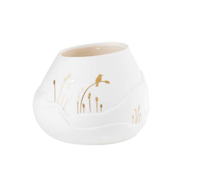 R&auml;der Bird Landscape Porcelain Tealight