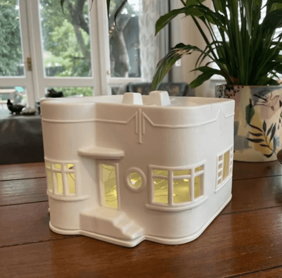 R&auml;der New Zealand Art Deco Porcelain Tealight House