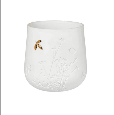 R&auml;der Golden Leaf  Porcelain Tealight