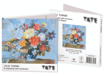 Museums &amp; Galleries Tate Gallery J.M.W. Turner 8 Pack Blank Notecards Wallet