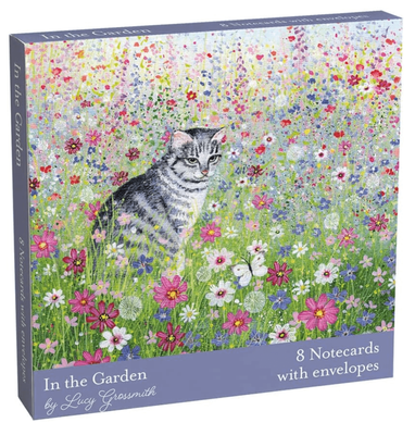 Museums &amp; Galleries Lucy Grossmith In the Garden  8 Pack Blank Notecards Wallet