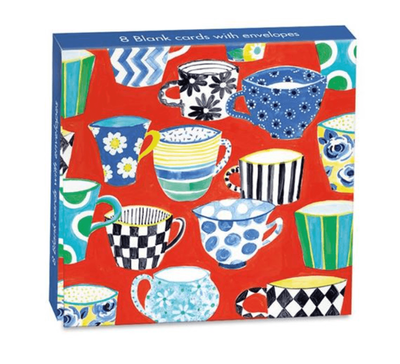 Museums &amp; Galleries Coffee Break 8 Pack Blank Mini Notecards