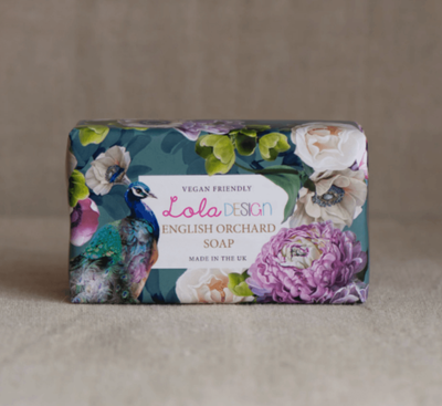 Lola Design English Orchard Peacock Soap 190gr Bar