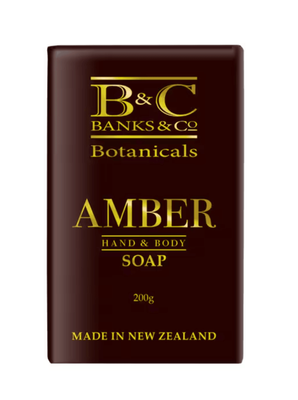 Banks &amp; Co Amber Luxury Cleansing Soap Bar 200gr