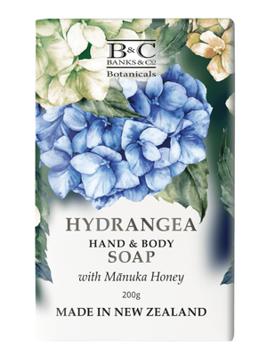 Banks &amp; Co Hydrangea Luxury SOAP Bar 200gm