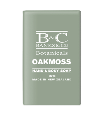 Banks &amp; Co Oakmoss Luxury Soap Bar 200gr