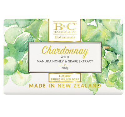 Banks &amp; Co Wine Chardonnay Luxury Soap 200gr Bar