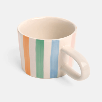 Caroline Gardner Multi Stripes Mug