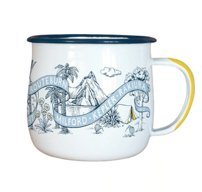 Wolfkamp &amp; Stone  Great Walks  Enamel Mug