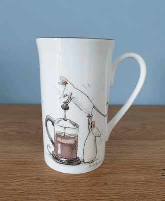 Two Bad Mice Porcelain Cafe Culture Tall Mug