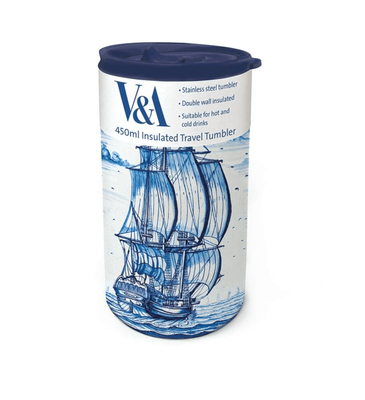 ​Museums &amp; Galleries Dutch 3 Mast Ship Travel Tumbler