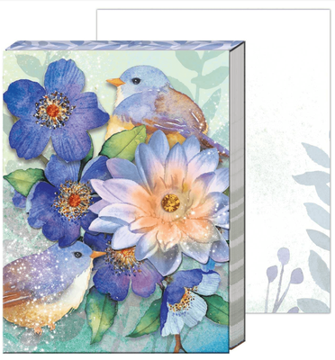 Punch Studio - 2 Blue Birds - Pocket Notepad