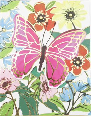 Punch Studio - Full Bloom Butterfly - Pocket Notepad