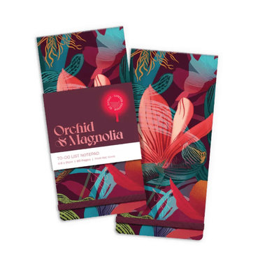 Flox To Do List Notepad - Orchid &amp; Magnolia