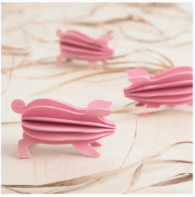 LOVI 3D PINK PIG 9cm