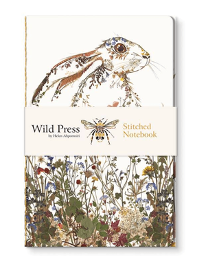 Stitched Notebook Museums &amp; Galleries Wildflower Hare