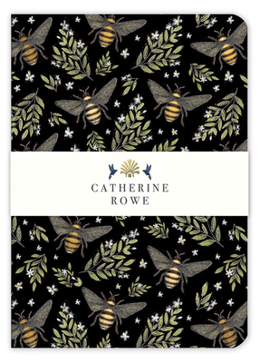 Museums &amp; Galleries Catherine Row Bee Pattern  A5 Luxury Notebook