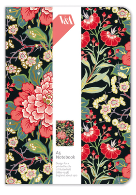 Museums &amp; Galleries Peony &amp; Prunus  A5 Luxury Notebook