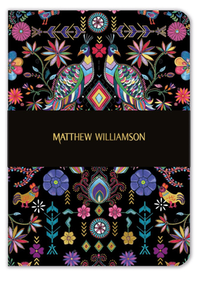 Museums &amp; Galleries Mathew Williamson Pampas Peacock  A5 Luxury Notebook