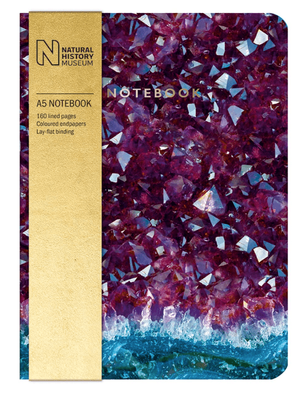 Museums &amp; Galleries  Natural History Museum Amethyst A5 Luxury Notebook