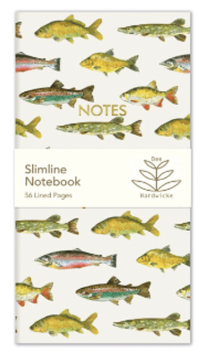 Museums &amp; Galleries Slimline Notebook Fish