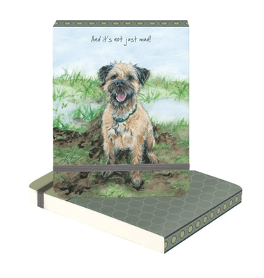 Little Dog Laughed Not Mud - Slim Notebook