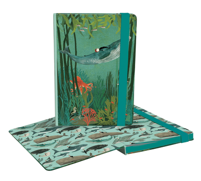 Roger La Borde  Whale Song A5 Journal with elastic binder