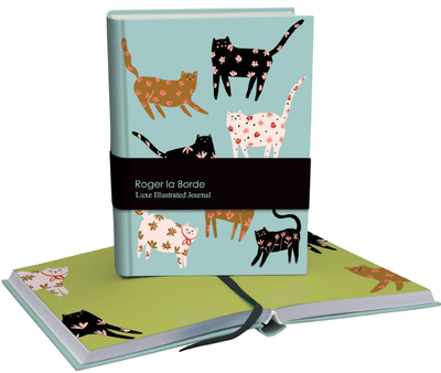 Roger La Borde  Cinnamon and Ginger (Cats) A5 Illustrated Journal