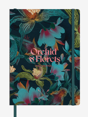 Flox Lined Journal Orchids &amp; Florets