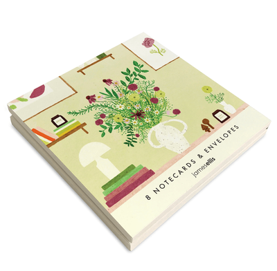 James Ellis - Floral Interiors  8 Pack - Notecards