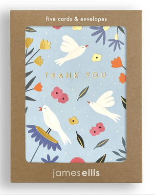 James Ellis - Thank You Birds 5 Pkt - Mini Card Pack