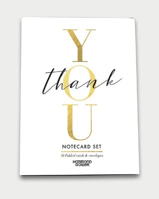 Hammond Gower - Thank You 10 Pkt - Boxed Notecards