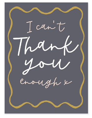 Hammond Gower - Cant&#039; Thank You Enough Cello 10 Pkt - Card